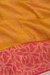 Taranga Kanchi Silk Tissue Brocade Yellow Saree