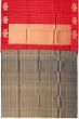 Banarasi Katan Silk Checks Red Saree