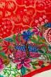 Rakthambari Banarasi Cotton Jamdani Saree With Petit Point Embroidery Border