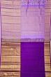 Kanchipuram Silk Jaal With Meenakari Inspired Lavender Saree