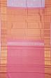 Kanchipuram Silk Checks And Butta Lavender Saree