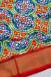 Pochampally Silk Ikat Multicolour Red Saree