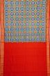 Pochampally Silk Ikat Multicolour Red Saree