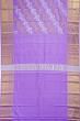 Kanchipuram Silk Leheriya Jaal Lavender Saree