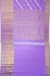 Kanchipuram Silk Jaal Lavender Saree