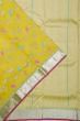 Zari Kota Cotton All Over Jaal Lemon Yellow Saree