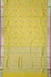 Zari Kota Cotton All Over Jaal Lemon Yellow Saree