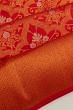 Kanchipuram Silk Brocade Red Saree