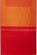 Kanchipuram Silk Brocade Red Saree