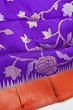 Paithani Silk All Over Jaal Purple Saree