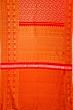 Kanchipuram Silk Brocade Red Saree