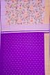 Banarasi Kora Organza All Over Jamdani Violet Saree