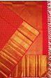 Kanchipuram Silk Brocade Red Saree