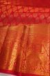 Kanchipuram Silk Brocade Red Saree