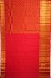 Kanchipuram Silk Brocade Red Saree