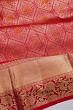 Kanchipuram Silk Brocade Red Saree