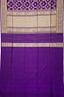 Banarasi Silk Kadwa Jaal And Butta Purple Saree