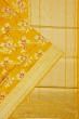 Banarasi Silk Kadwa Jaal Mustard Yellow Saree