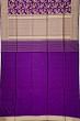 Banarasi Silk Kadwa Jaal Purple Saree