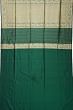 Banarasi Silk Kadwa Jaal And Butta Bottle Green Saree