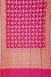 Banarasi Silk Kadwa Jaal And Butta Rani Pink Saree