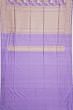 Banarasi Silk Kadwa Jaal Lavender Saree