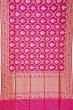 Banarasi Silk Kadwa Jaal And Butta Rani Pink Saree