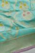 Banarasi Silk Kadwa Jaal And Butta Sea Green Saree