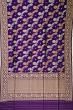 Banarasi Silk Kadwa Jaal And Butta Purple Saree