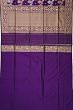 Banarasi Silk Kadwa Jaal And Butta Purple Saree