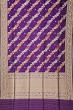 Banarasi Silk Kadwa Jaal Purple Saree