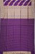 Banarasi Silk Kadwa Jaal Purple Saree