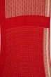 Banarasi Silk Bandhani Brocade Red Saree