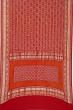 Banarasi Silk Bandhani Brocade Red Saree