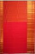 Kanchipuram Silk Brocade Red Saree