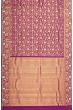 Kanchipuram Silk Brocade Purple Saree