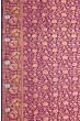 Kanchipuram Silk Brocade Purple Saree