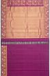 Kanchipuram Silk Brocade Purple Saree