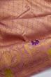 Kanchipuram Silk Brocade Lavender Saree