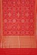 Ponduru Handspun Cotton Jamdani Rakthambari Red Saree