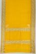 Parsi Gara Banarasi Silk Plain Yellow Saree