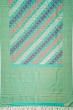 Kanchipuram Silk Brocade Multicolour Sea Green Saree