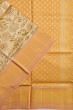 Kanchipuram Silk Tissue Brocade Gold Saree