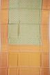 Kanchipuram Silk Tissue Checks And Butta Green Saree