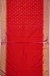 Kanchipuram Silk Butta Red Saree With Paithani Inspired Border And Pallu