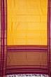 Paithani Silk Tissue Butta Mustard Yellow Saree