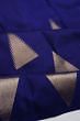 Kanchipuram Silk Butta Royal Blue Saree