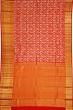 Kanchipuram Silk Brocade Red Saree