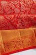 Kanchipuram Silk Brocade Red Saree