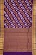 Kanchipuram Silk Jaal Purple Saree